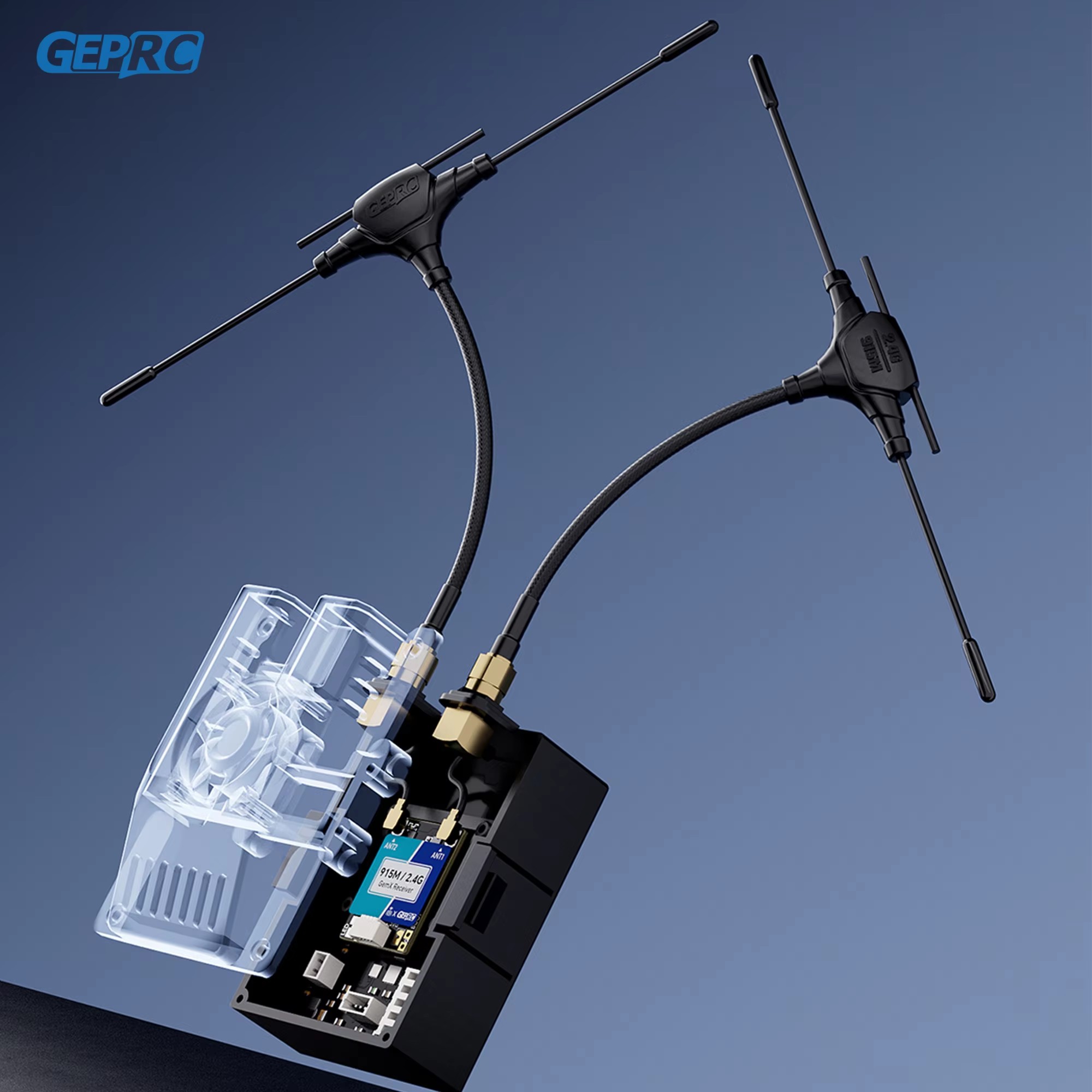 Fpv Drone Quadcopter - GEPRC ELRS 915M/2.4G Gemini Xrossband Receiver