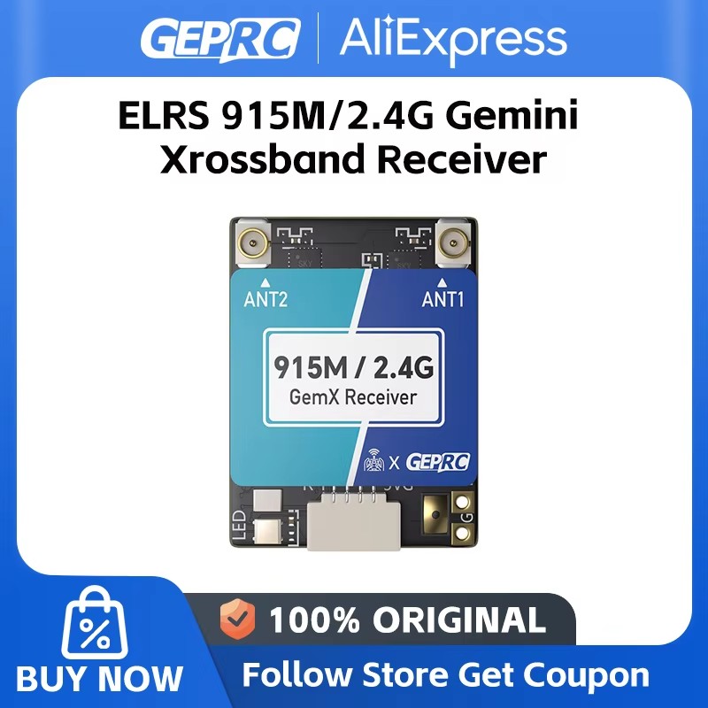 GEPRC ELRS 915M/2.4G Gemini Xr - Fpv Drone Quadcopter ulasan dan harga